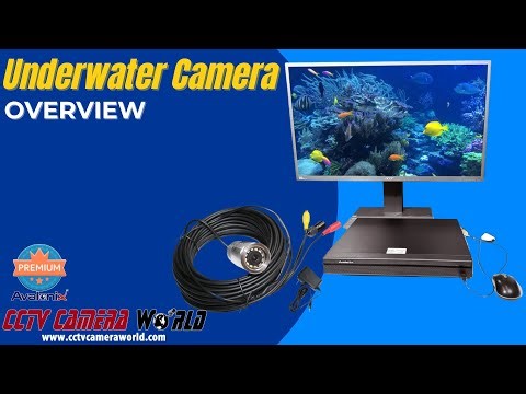 Underwater Camera Demo, Submersible 1080P Analog Camera with Night Vision