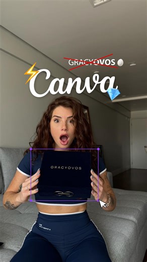 Letícia Fonseca on Instagram: "Gracyanne não aguentou e comeu todos os ovos da empresa dela. Mas antes disso acontecer, ela fez toda a parte visual do GracyOvos no @canvabrasil e ficou impecável! Eu amei, se você ainda não conhece, você vai adorar como é fácil e intuitivo trabalhar no Canva! 💙 #canva *pu bli"