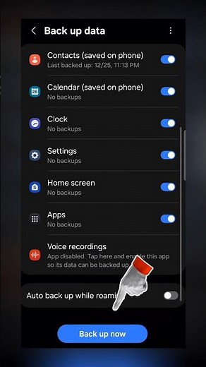 How to Backup data on android