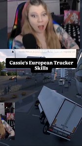 I don't think they're ready for my European Trucking Skills 😎 #truckercassie | Trucker Cassie