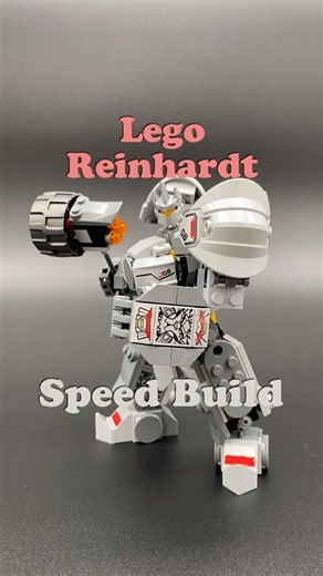 The Lego Reinhardt Mech Speed Build | Overwatch