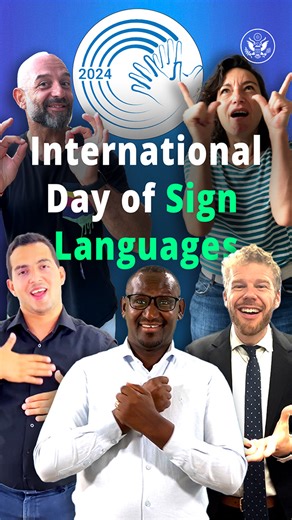 Did you know there are more than 300 sign languages in the world? On International Day of Sign Languages, we celebrate #DeafDiplomacy, an initiative ensuring Deaf and hard of hearing colleagues are brought to the table for meaningful inclusion in diplomacy. U.S. diplomats are committed to connecting people across every language. #IDSL #WFD | U.S. Department of State