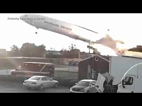 12 dead after engine fell off UPS plane that crashed in Kentucky