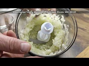 Unboxing and Testing Silvercrest Mini Chopper Blender SMZ 260 K5 - Bob The Tool Man