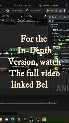 UE 5 Animation Tutorial – Slot Node Explained (Montage Slots, Layering & Upper-Body Animations)