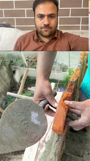 How To Build A 3 Inch Red Brick Wall Step By Step Processing ...