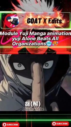 Yuji Module Animation#anime #cbum