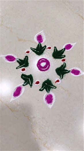 Quick & Easy Rangoli ✨ | Beginner Friendly Design