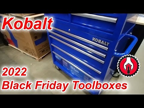 2022 Black Friday Kobalt Tool Boxes