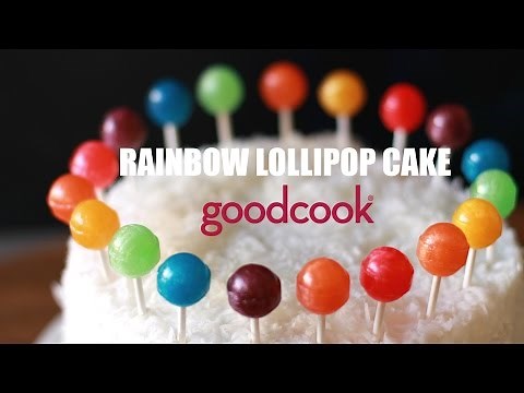 Rainbow Lollipop Cake