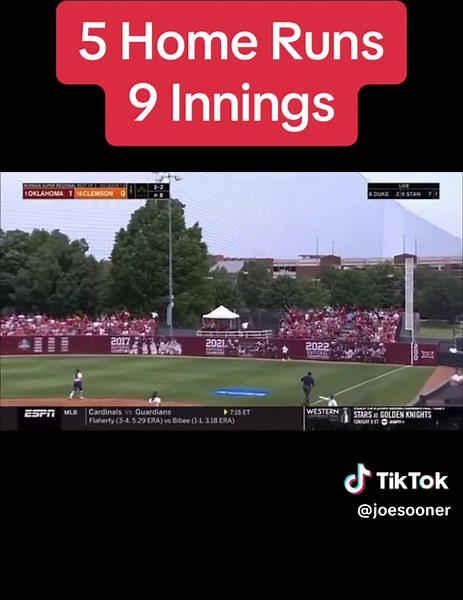 Oklahoma Softball Game Highlights: 5 Home Runs in 9 Innings