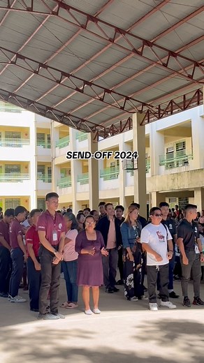 Send-Off Ceremony of Grade 12 Senior High School Work Immersion students. 👨🏻‍🏭🧑‍⚕️🧑‍💼🧑‍🔬👷‍♀️👮🏻‍♂️👩‍🔧🧑‍🔧🧑‍💻 #SendOffCeremony #SHSlife #youreonyourownkid | Gretchen Osabel