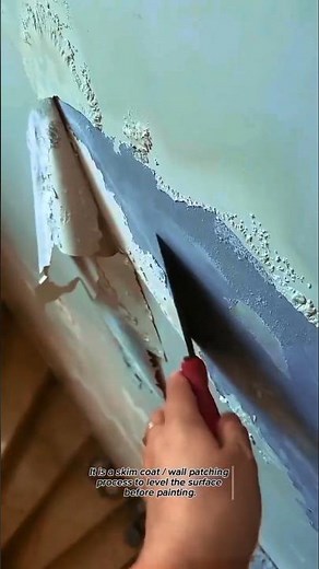 Skim Coating a Wall with Joint Compound (Putty Knife Technique) | Smooth Finish Before Painting