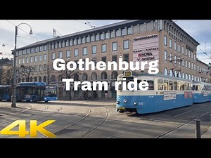 Gothenburg/Göteborg, Sweden 🇸🇪 | City Tramway & Tram 🚊 Ride |[4K HDR]