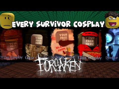 WINNING With EVERY Survivor Cosplay Skin (Roblox Forsaken)