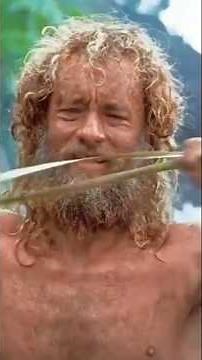 He Survived 4 Years Alone... But Wilson Changed Everything #TomHanks #SurvivalMovie #MovieScene
