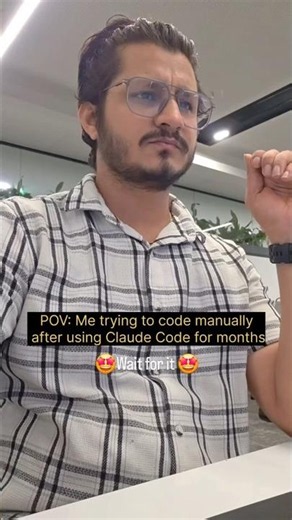 I am still worthy in coding manually 🤩🤩🤩 #claude #claudecode #claudeai #shorts