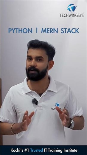 Weekend IT Course in Kochi | MERN / Python Full Stack / .Net | TECHWINGSYS #education #ittraining