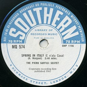 The Piero Soffici Sextet - Bella Signorina