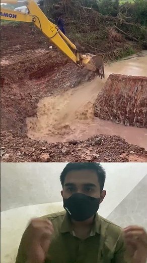 Excavator Destroying a Giant Beaver Dam!