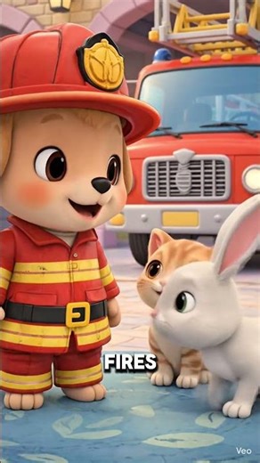 I’m a Little Firefighter 🧑‍🚒🐶🔥 | Sweet Cartoon Story