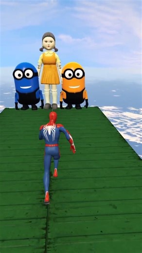 GTA 5 Epic Ragdolls Spiderman Jumps Fails ep 2945 #shorts