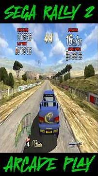 SEGA RALLY 2 ARCADE MACHINE GAMEPLAY #customarcade #gaming #sega #retrogaming #racinggames
