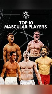 Top 10 most muscular players in football 💀