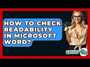 How To Check Readability In Microsoft Word? - The Language Library