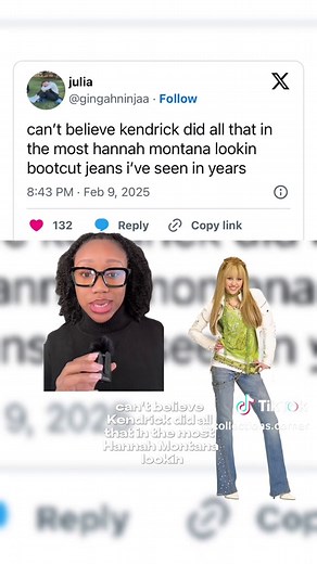 Kendrick Lamar's Bootcut Jeans at Super Bowl 2025