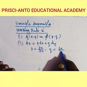 Variable separable working rule####
