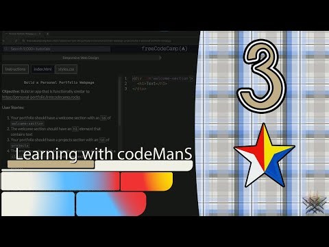 Build a Portfolio - Step 3 | Learn CSS & HTML | FreeCodeCamp | Responsive Web Design