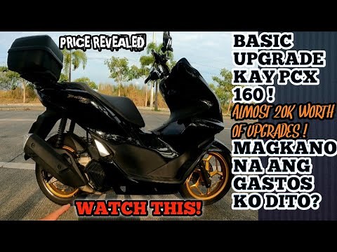 PCX 160 Basic Upgrade/Set Up Magkano ang Gastos?