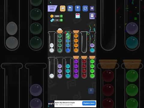 446-450 Level Ball sorting master puzzle game 2025