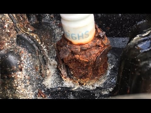 Broken spark plug extraction