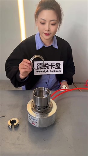 Pneumatic chuck for lathe. Hydraulic chuck. Large clamping force. #air chuck #cnc lathe