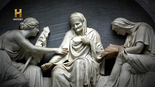 Quem tem poder suficiente para amedrontar o rei dos deuses? 🌩️ As Moiras eram as tecelãs do destino e, segundo a lenda, até Zeus se submetia às suas decisões. Para os Alienígenas do Passado, isso levanta uma questão perturbadora: existia uma força ou inteligência oculta acima dos "deuses" que conhecemos? #AlienígenasDoPassado | HISTORY