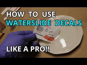 Waterslide Decal TUTORIAL refresher course. Microl/Microset instruction.