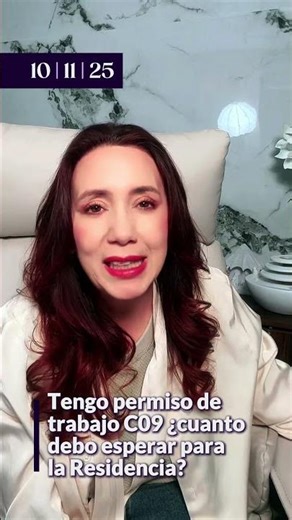 👀 I have a C09 work permit, how long should I wait for residency?