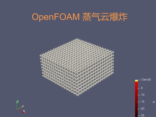 Openfoam蒸气云爆炸