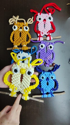 Hand-woven 3D owl pendant - Project introduction #chingloveshandcrafts #handwovenDIY