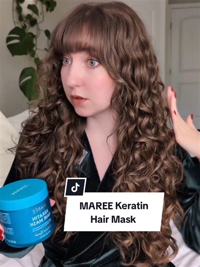 Do you struggle with frizzy hair? My go to for extra hydration 💕 #dealsforyoudays #maree #hairmask #hairtutorial #hair