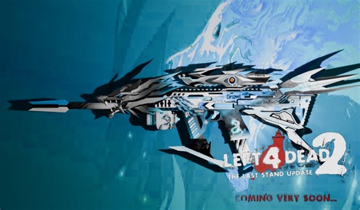 【求生之路2】蔚蓝咆哮MWR Glock19 Roni carbine conversion kit（替换 Uzi乌兹冲锋枪）