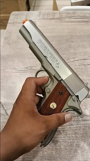 Colt 1911 Tactical CO2-Powered Airsoft Gas Blowback Pistol #airsoft #shorts #co2airgun