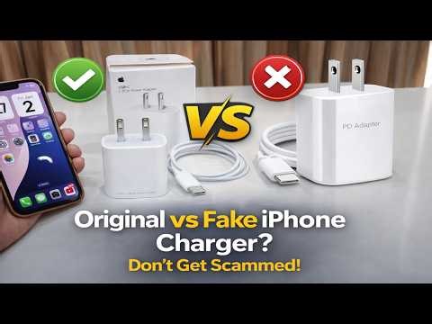 How to Check Original iPhone Charger vs Fake (Complete Buying Guide)