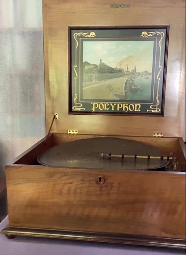 Polyphon 17⅝ inch (45cm) Disc Musical Box + 12 Bells 18570 The Parade of the Tin Soldiers Jessel