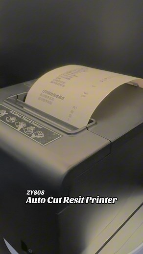 ZYWELL ZY808 80mm Thermal Receipt Printer for POS System with Auto-Cut Retail Cashier Restaurant. | Technova （Thermal Sticker & Printer Supplies）