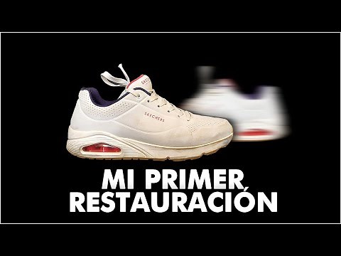 COMO PINTAR TENIS DE PIEL