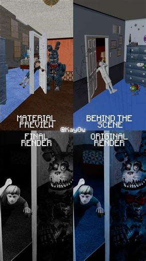 BEHIND THE SCENE "GOO GOO GA GA.." (FNAF 4 BTS Animation)