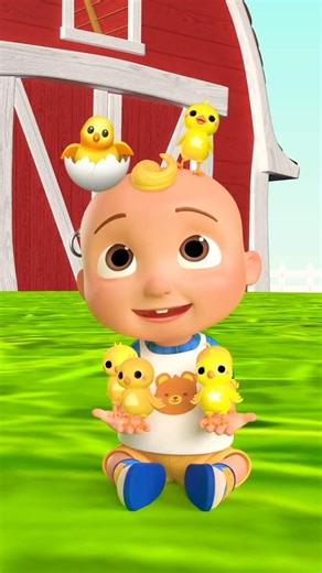 Can you count the baby chicks 🐣🐥 with me? #shorts